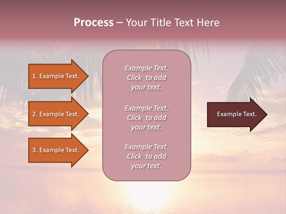 Night Gold Sunset PowerPoint Template
