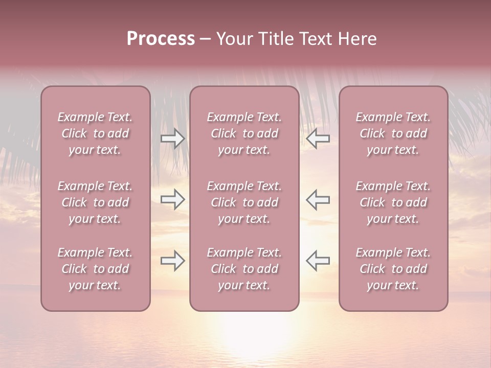 Night Gold Sunset PowerPoint Template