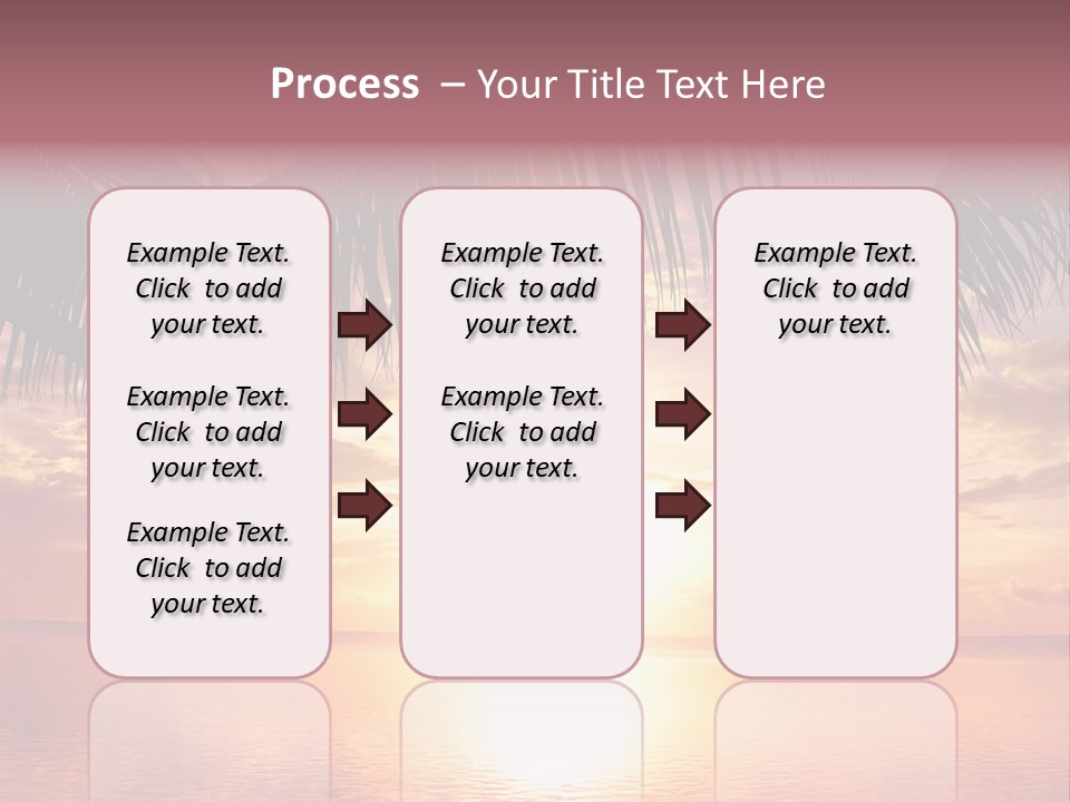 Night Gold Sunset PowerPoint Template