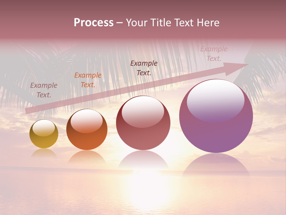 Night Gold Sunset PowerPoint Template
