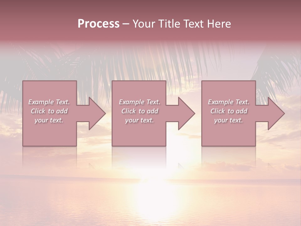 Night Gold Sunset PowerPoint Template