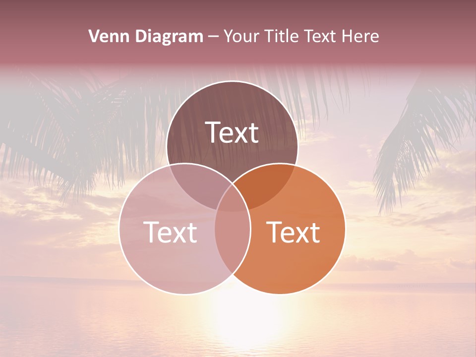 Night Gold Sunset PowerPoint Template