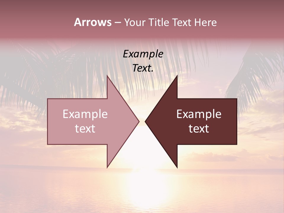 Night Gold Sunset PowerPoint Template