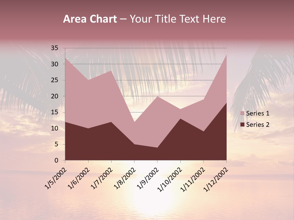 Night Gold Sunset PowerPoint Template