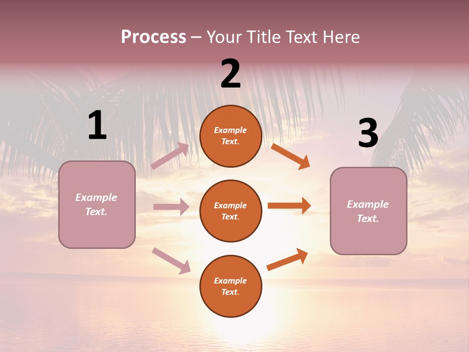 Night Gold Sunset PowerPoint Template