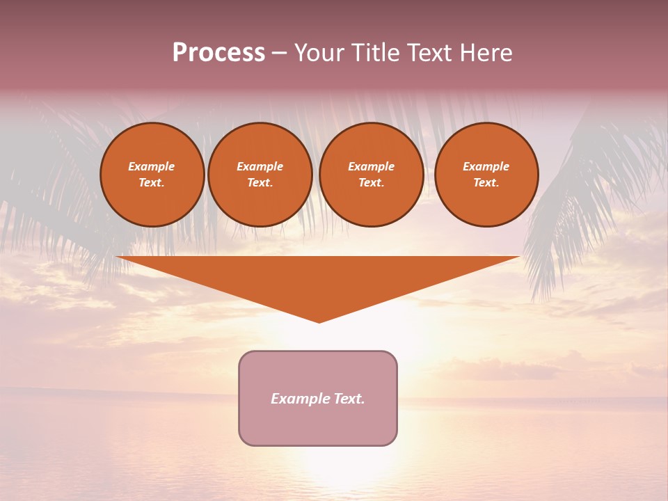 Night Gold Sunset PowerPoint Template