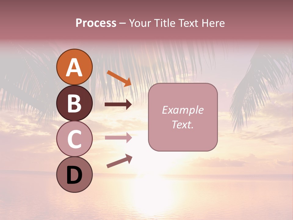 Night Gold Sunset PowerPoint Template