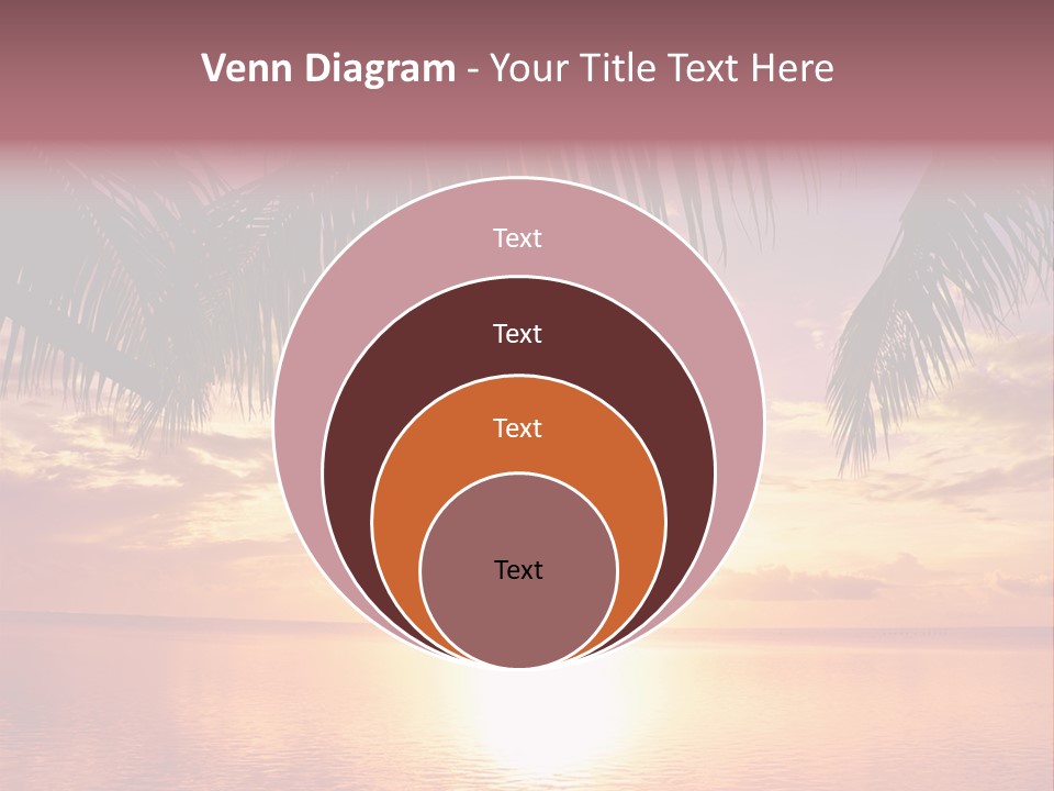 Night Gold Sunset PowerPoint Template