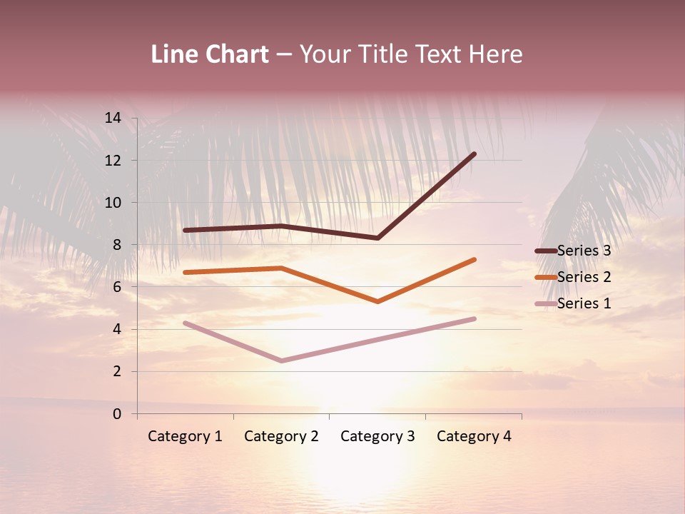 Night Gold Sunset PowerPoint Template