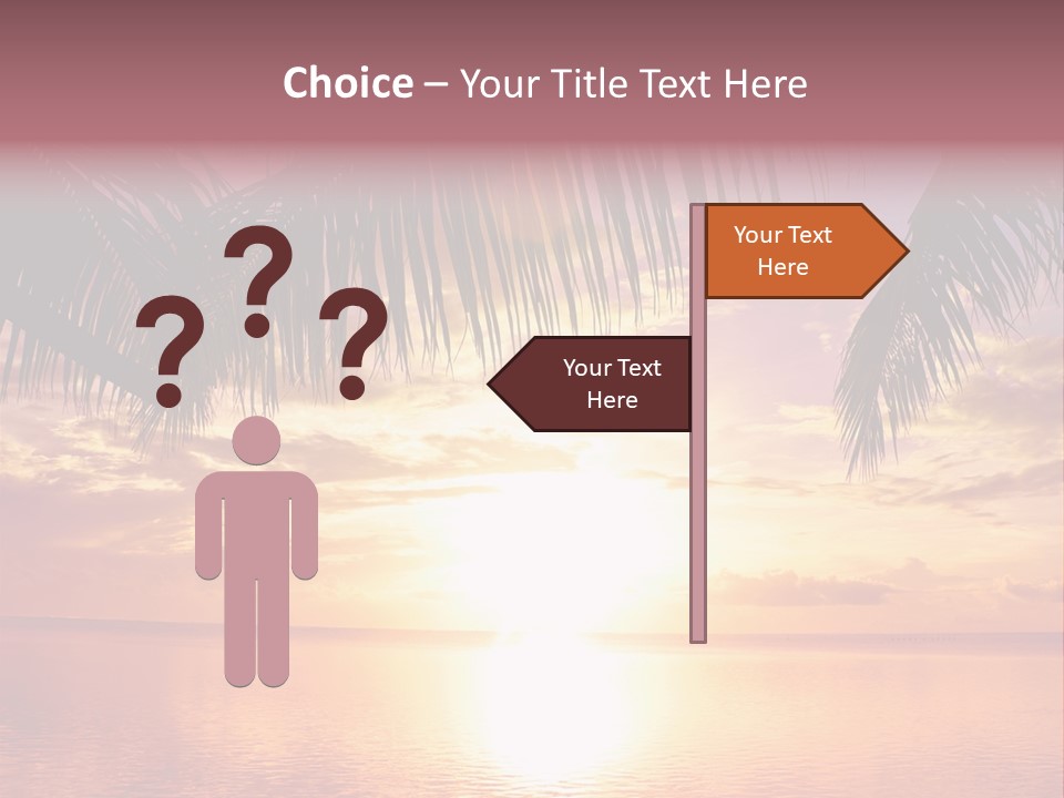 Night Gold Sunset PowerPoint Template