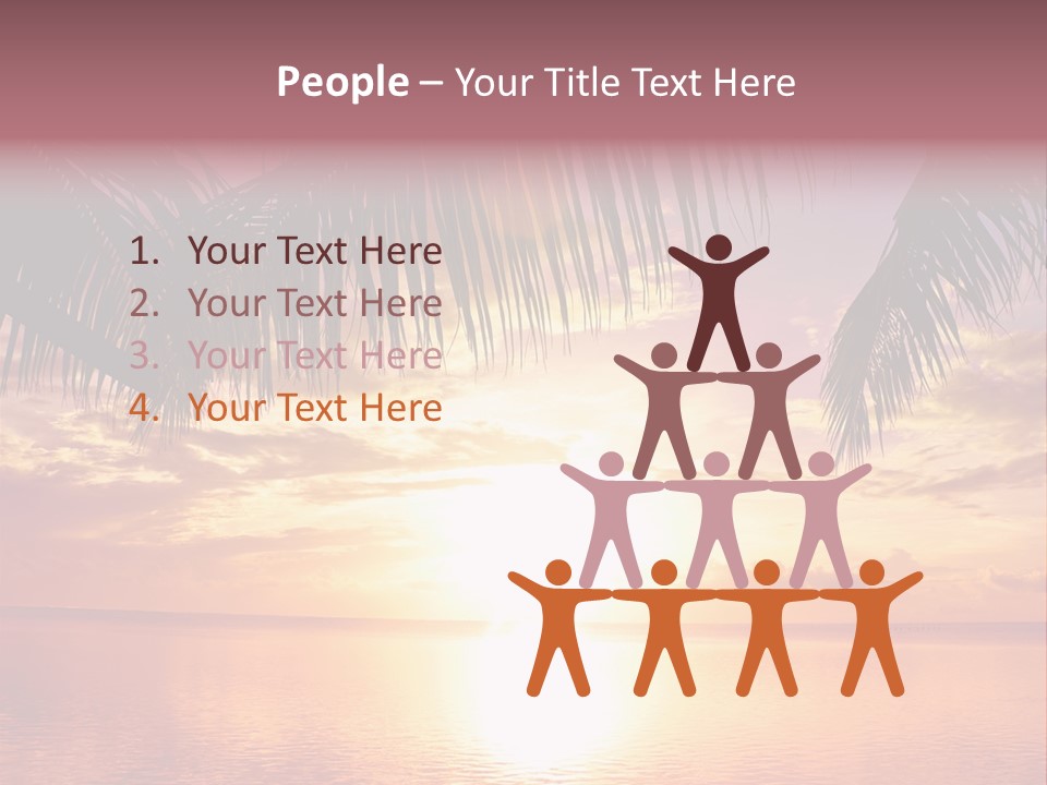 Night Gold Sunset PowerPoint Template