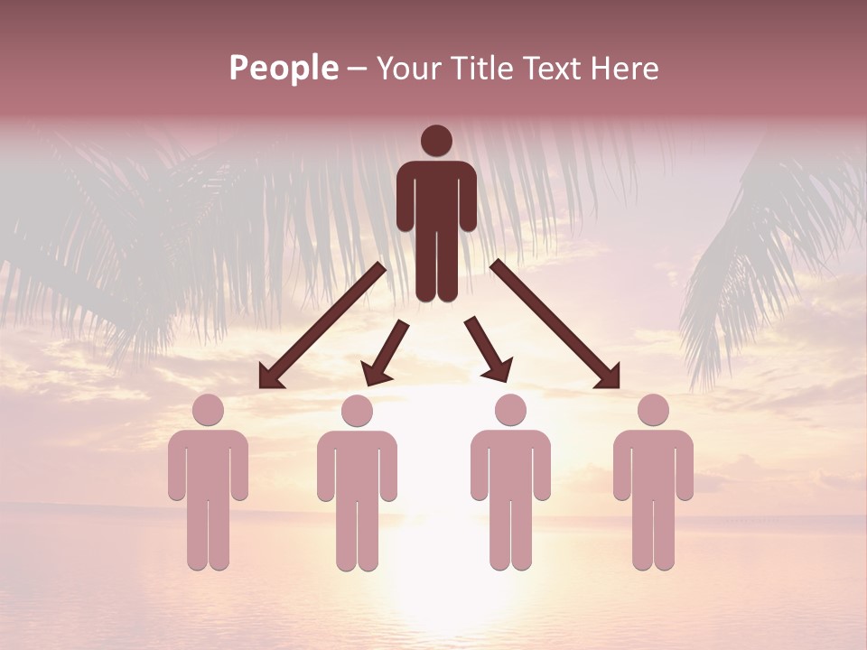 Night Gold Sunset PowerPoint Template