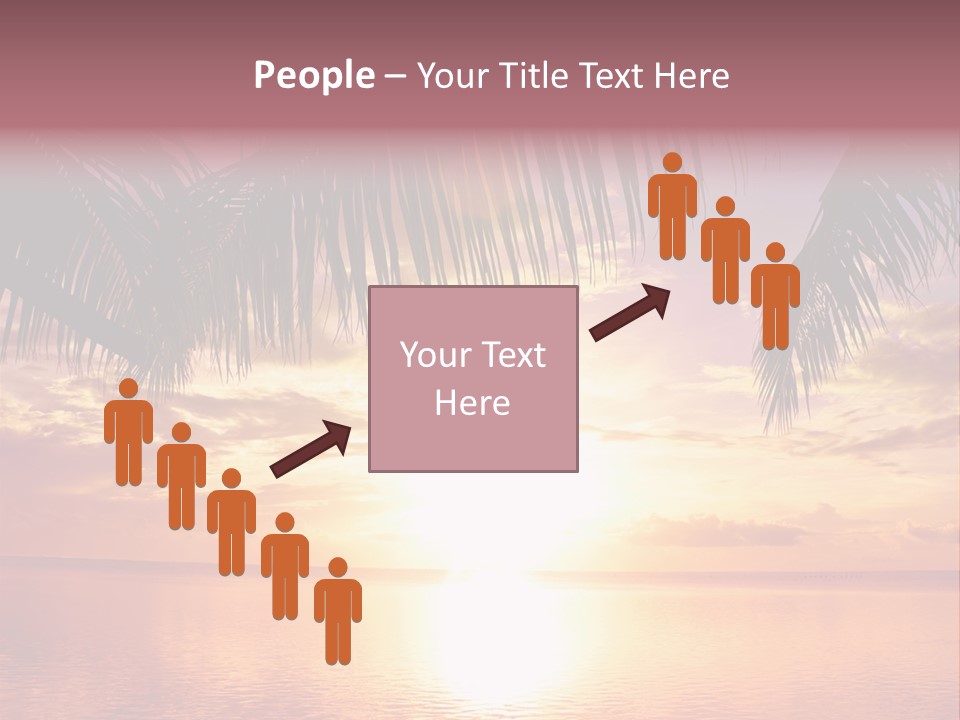 Night Gold Sunset PowerPoint Template