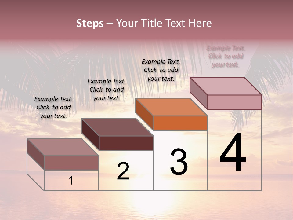 Night Gold Sunset PowerPoint Template