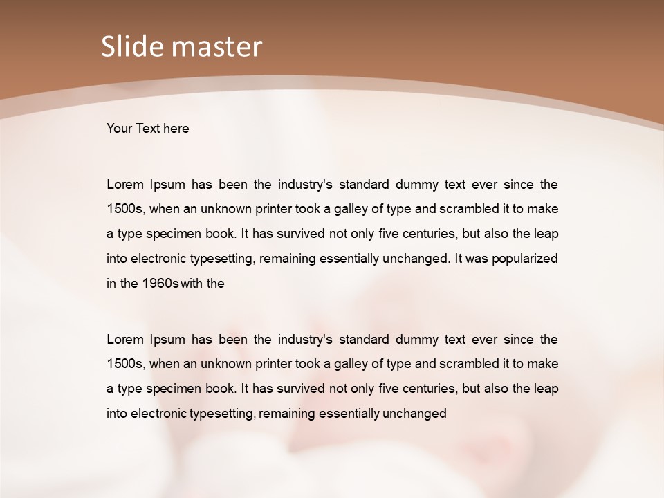 Candid Nipple Look PowerPoint Template