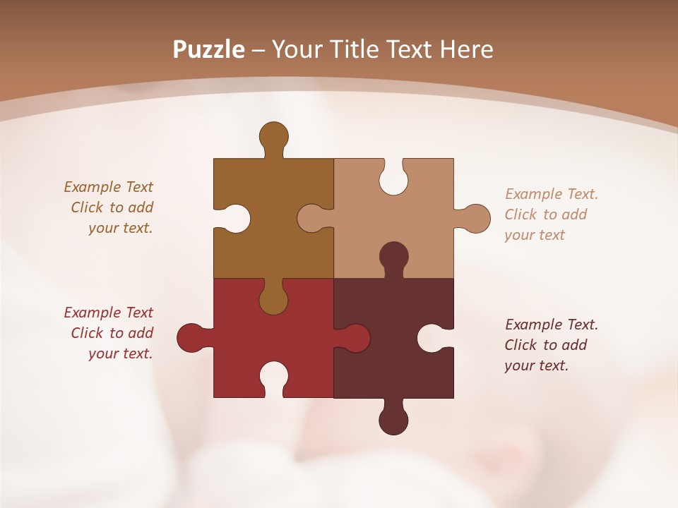 Candid Nipple Look PowerPoint Template