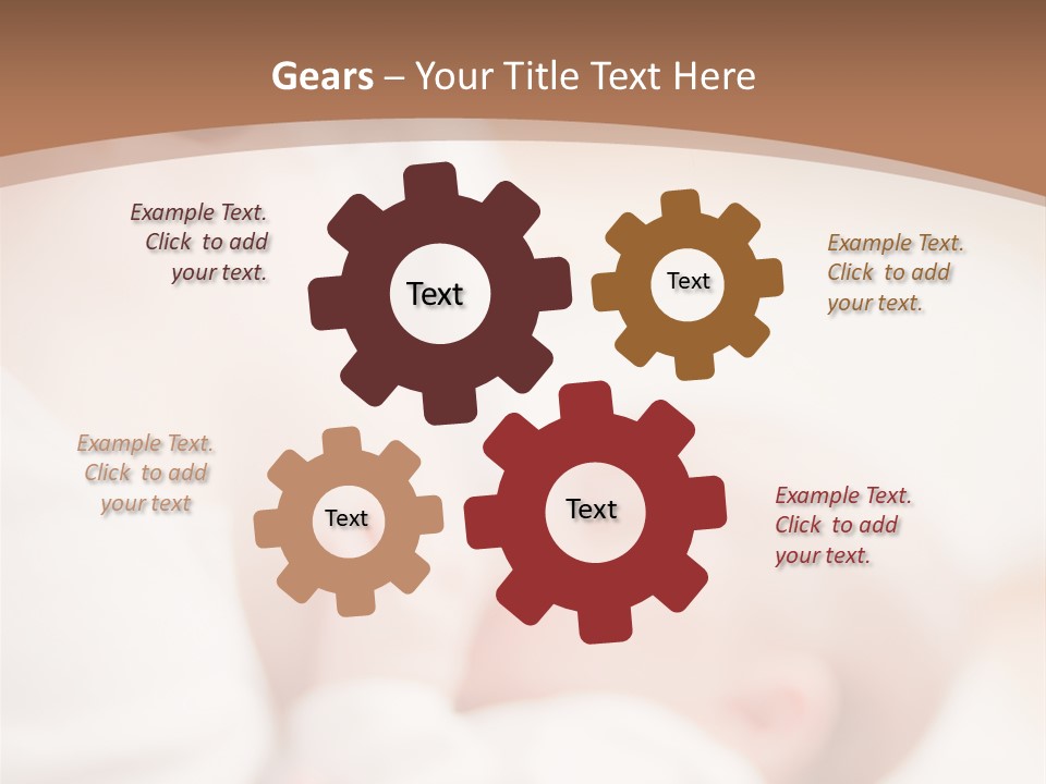 Candid Nipple Look PowerPoint Template