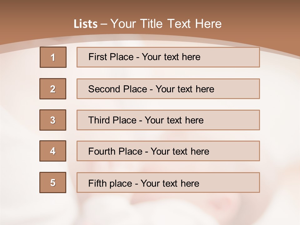 Candid Nipple Look PowerPoint Template