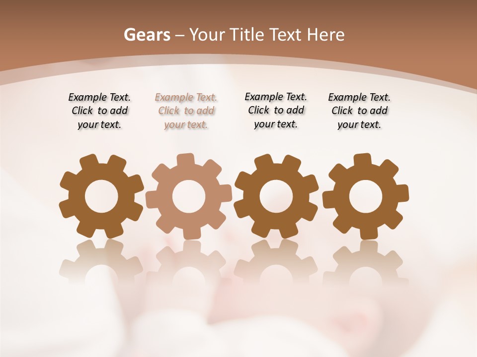 Candid Nipple Look PowerPoint Template