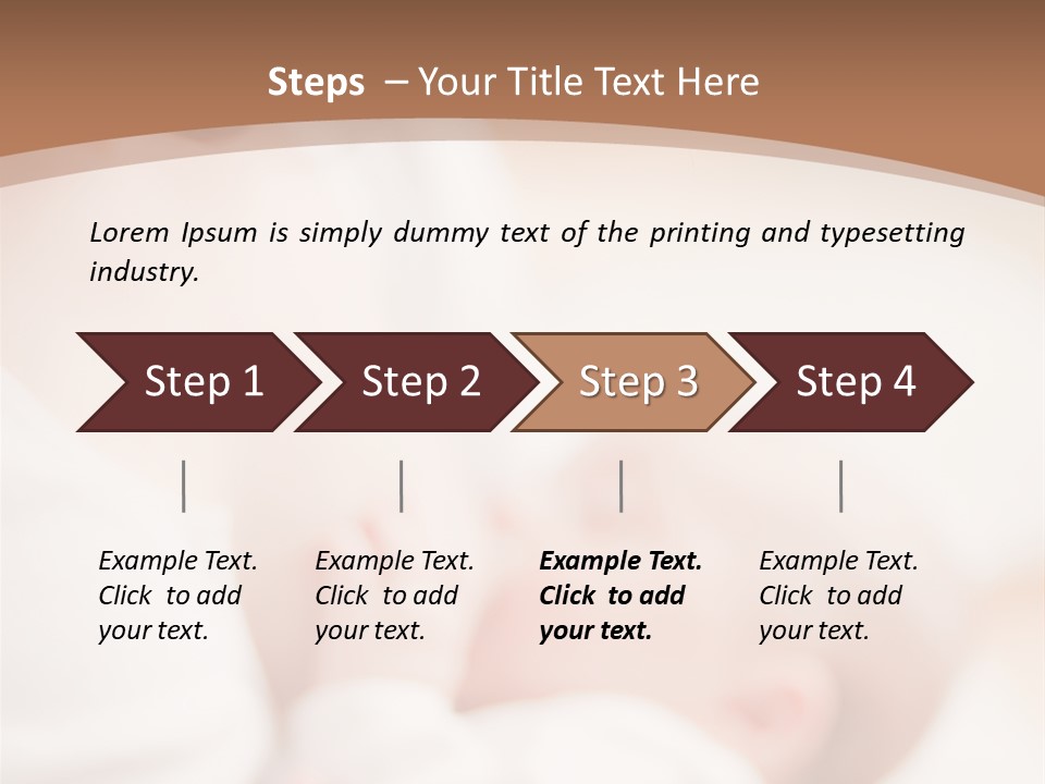 Candid Nipple Look PowerPoint Template