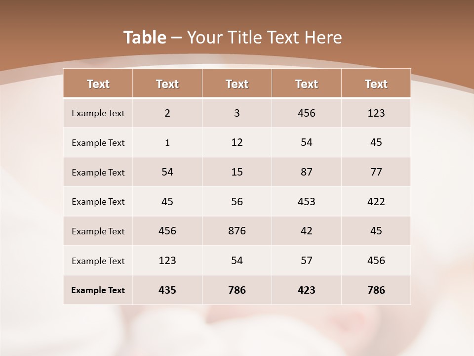 Candid Nipple Look PowerPoint Template