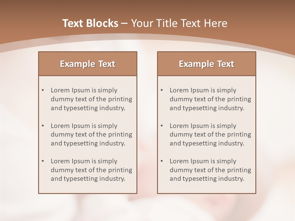 Candid Nipple Look PowerPoint Template