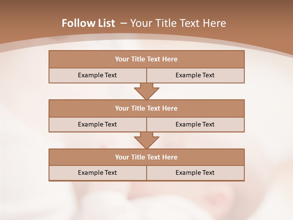 Candid Nipple Look PowerPoint Template