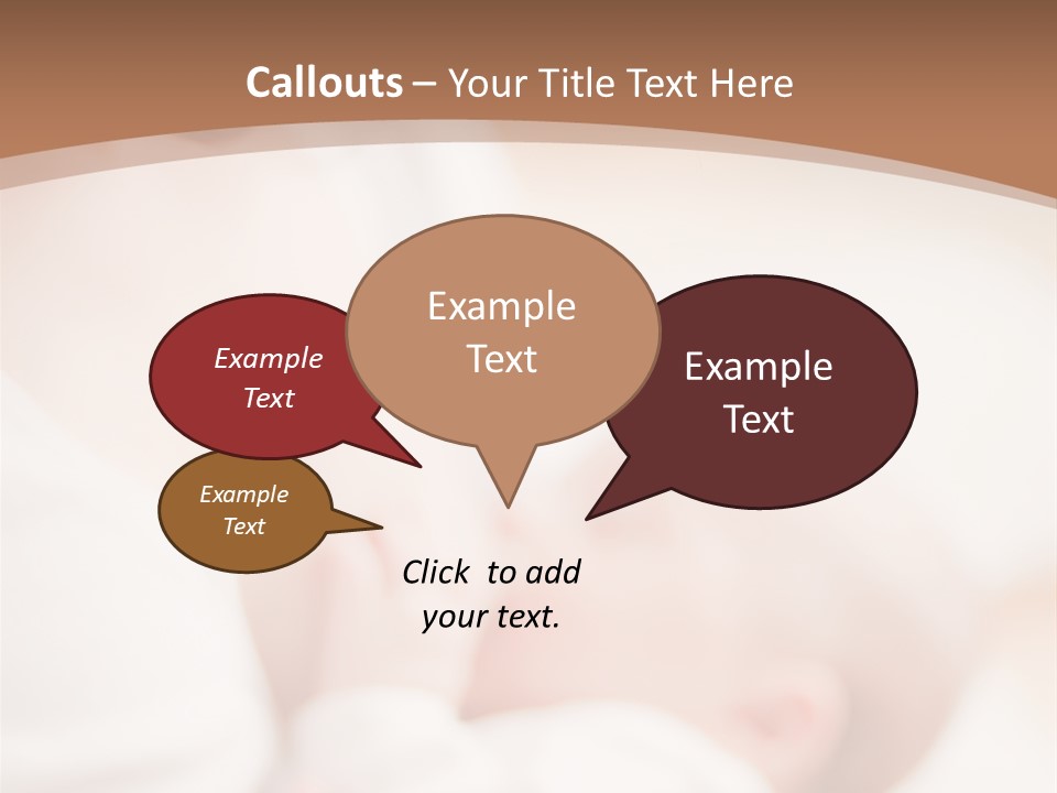 Candid Nipple Look PowerPoint Template