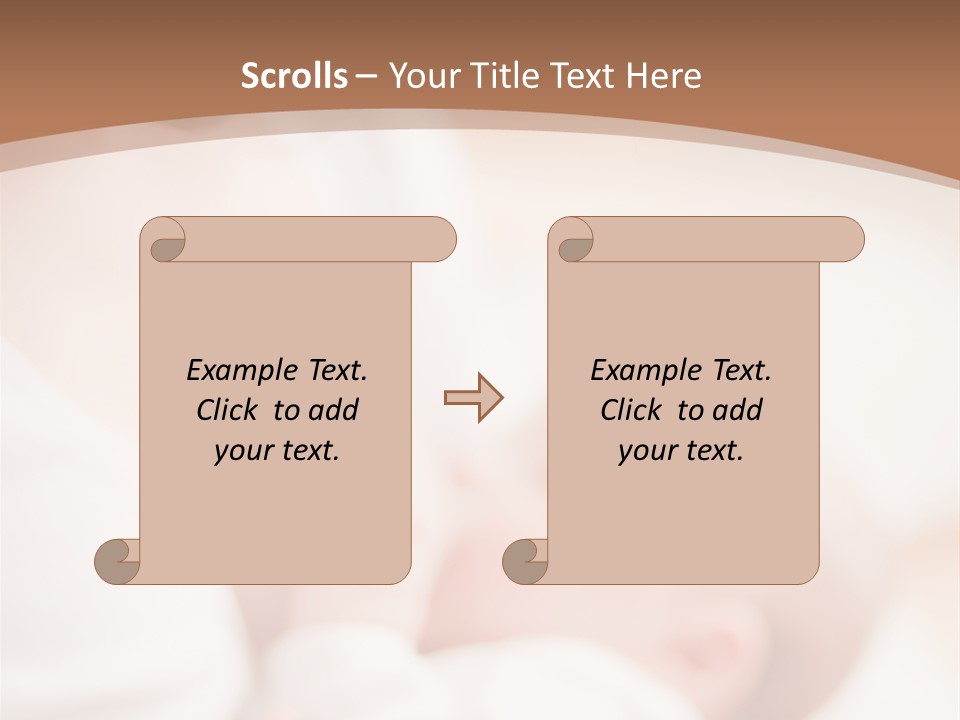 Candid Nipple Look PowerPoint Template