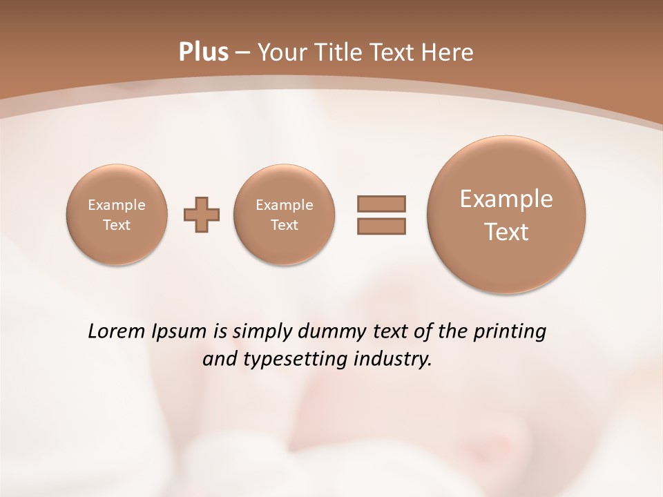 Candid Nipple Look PowerPoint Template