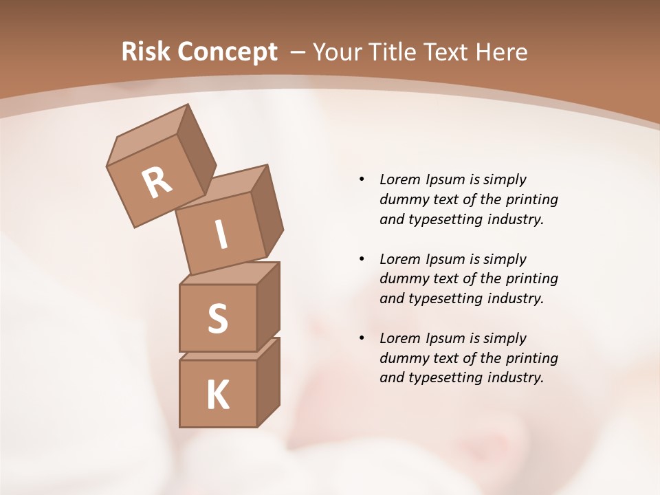 Candid Nipple Look PowerPoint Template