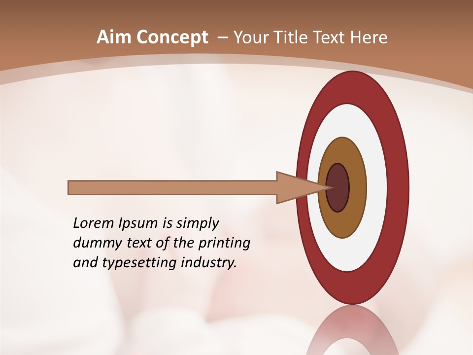 Candid Nipple Look PowerPoint Template