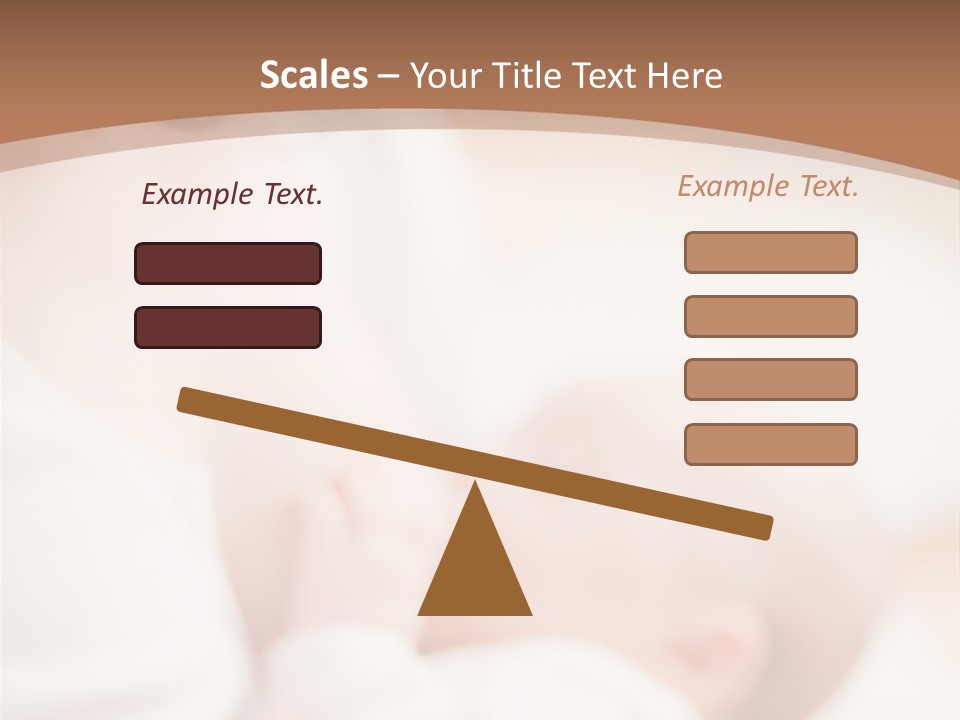 Candid Nipple Look PowerPoint Template