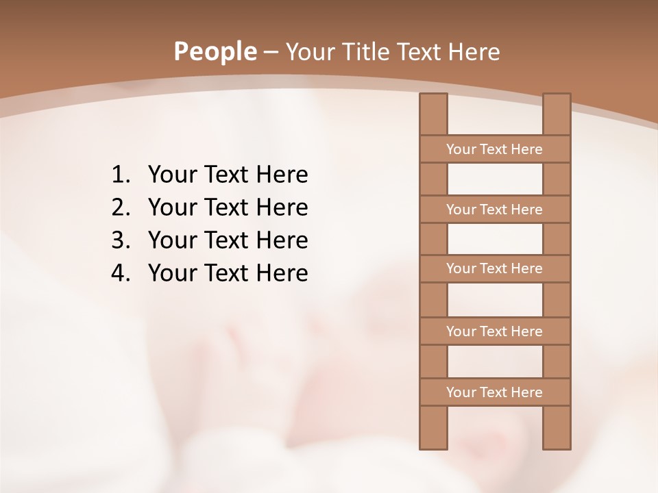 Candid Nipple Look PowerPoint Template
