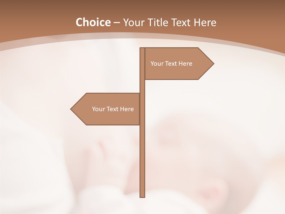 Candid Nipple Look PowerPoint Template