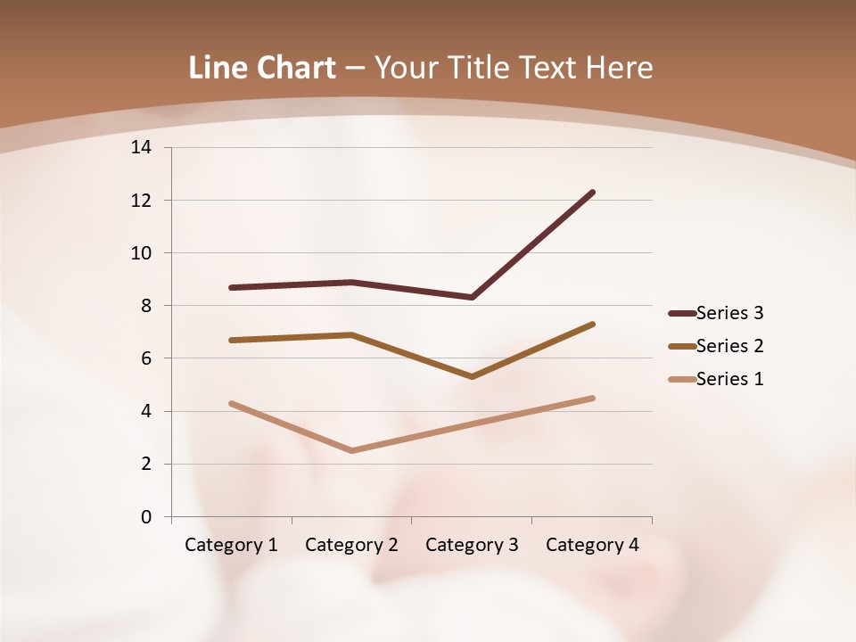 Candid Nipple Look PowerPoint Template