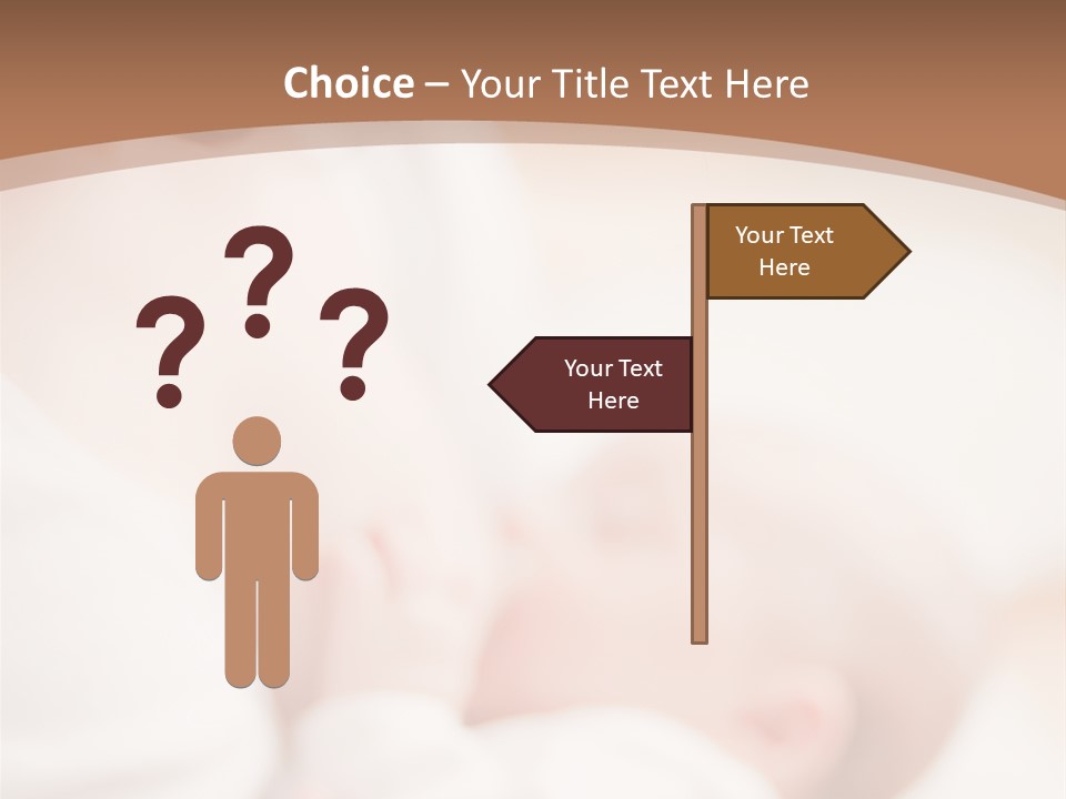 Candid Nipple Look PowerPoint Template