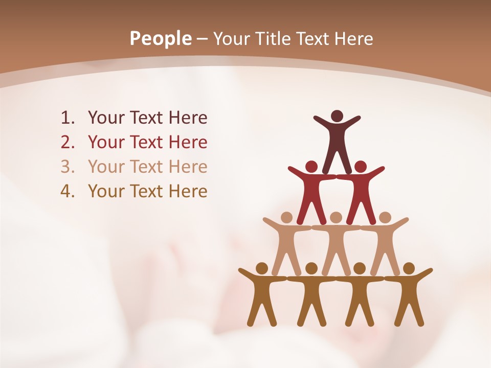 Candid Nipple Look PowerPoint Template