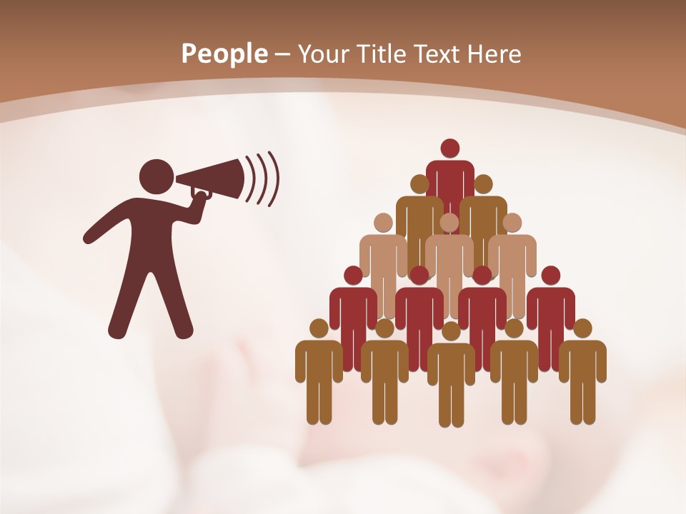 Candid Nipple Look PowerPoint Template