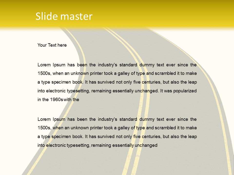 Trip Abstract Success PowerPoint Template