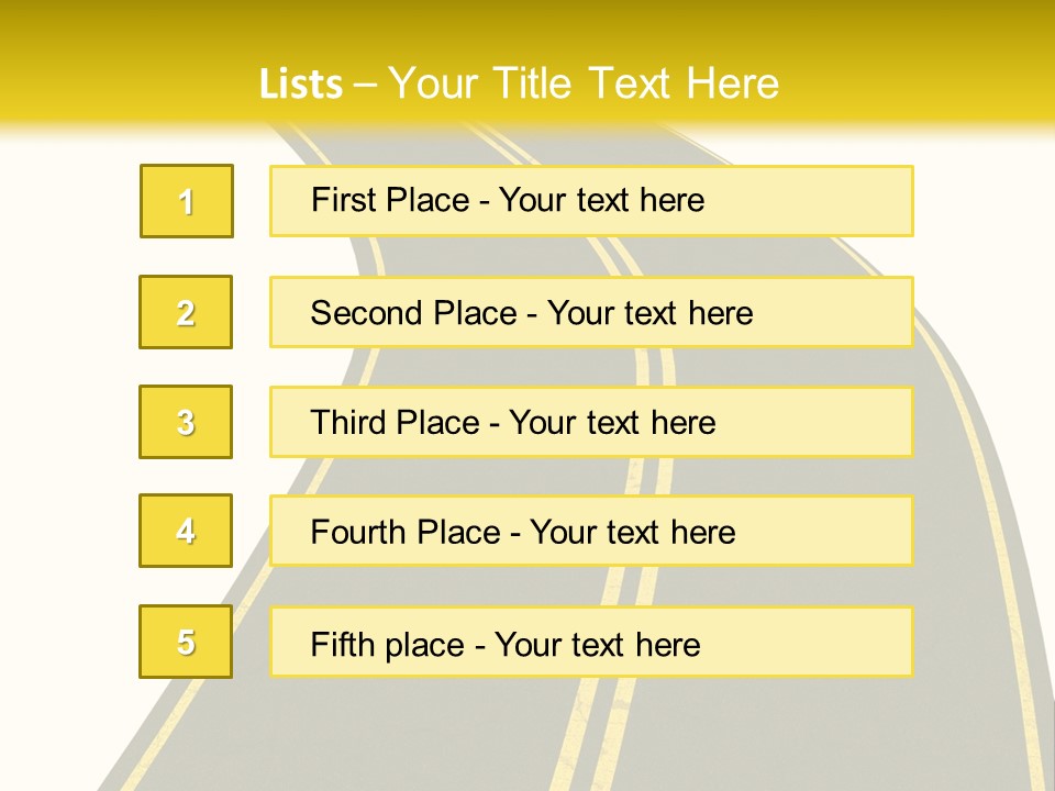 Trip Abstract Success PowerPoint Template