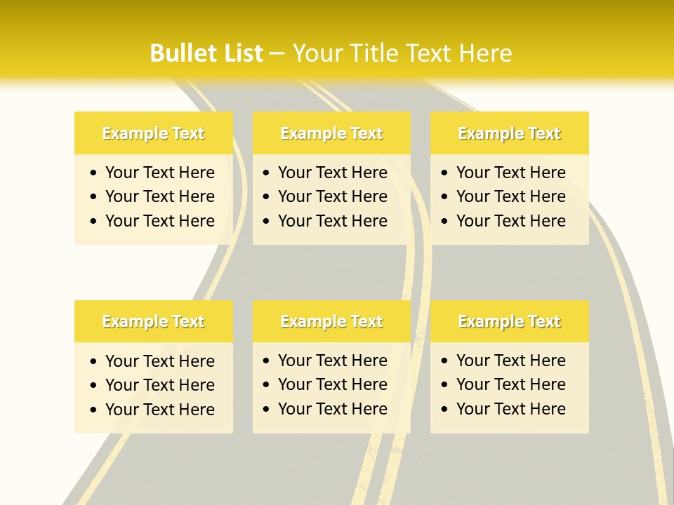 Trip Abstract Success PowerPoint Template