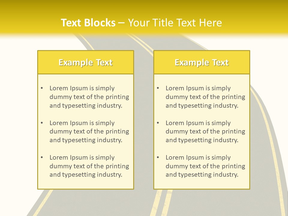 Trip Abstract Success PowerPoint Template