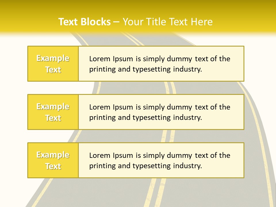 Trip Abstract Success PowerPoint Template