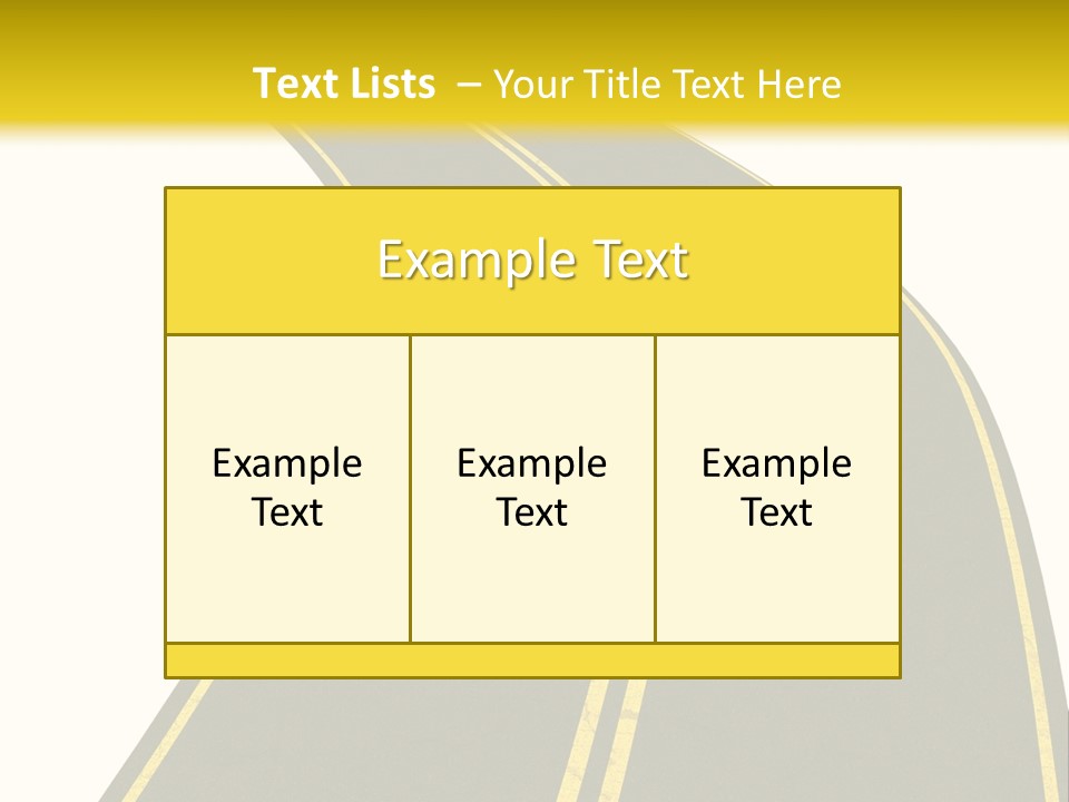 Trip Abstract Success PowerPoint Template