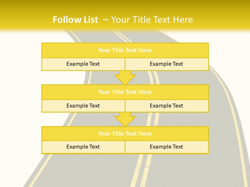 Trip Abstract Success PowerPoint Template