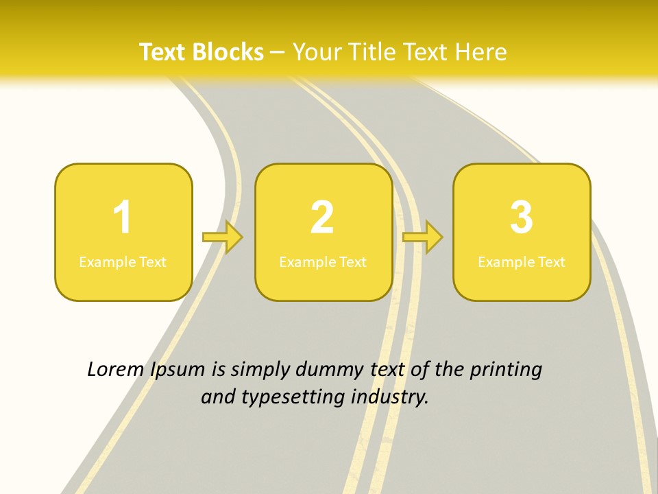 Trip Abstract Success PowerPoint Template