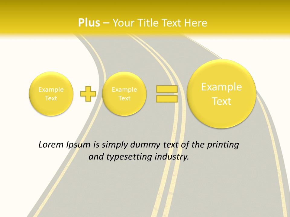 Trip Abstract Success PowerPoint Template
