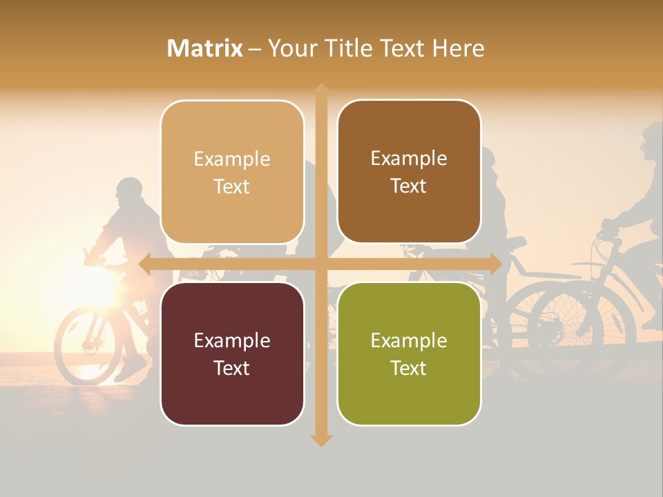 Friends Healthy Sunset PowerPoint Template