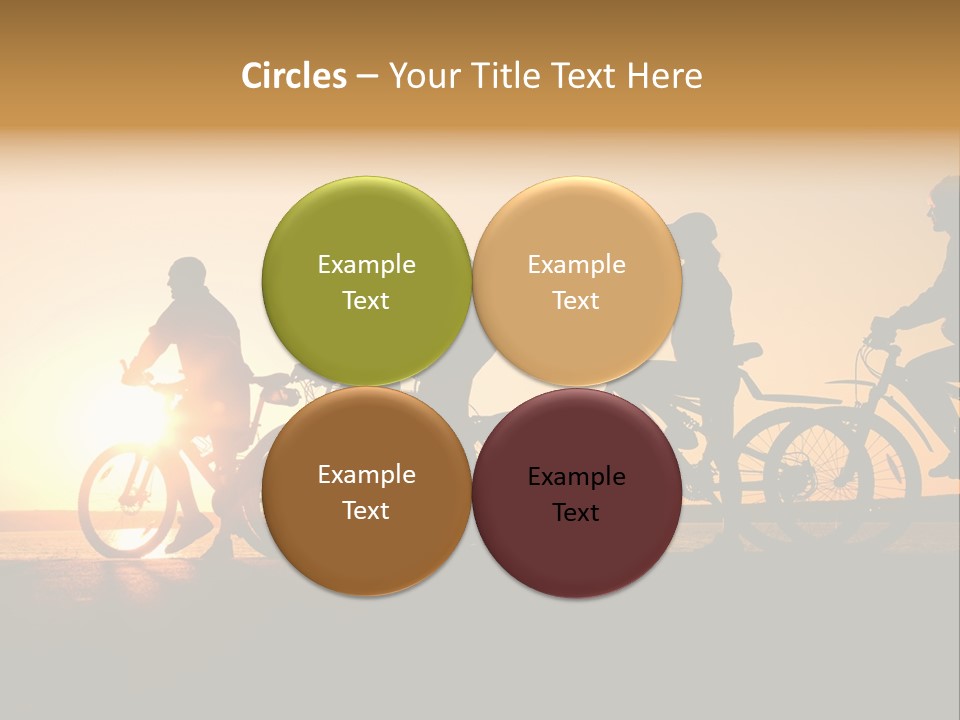 Friends Healthy Sunset PowerPoint Template